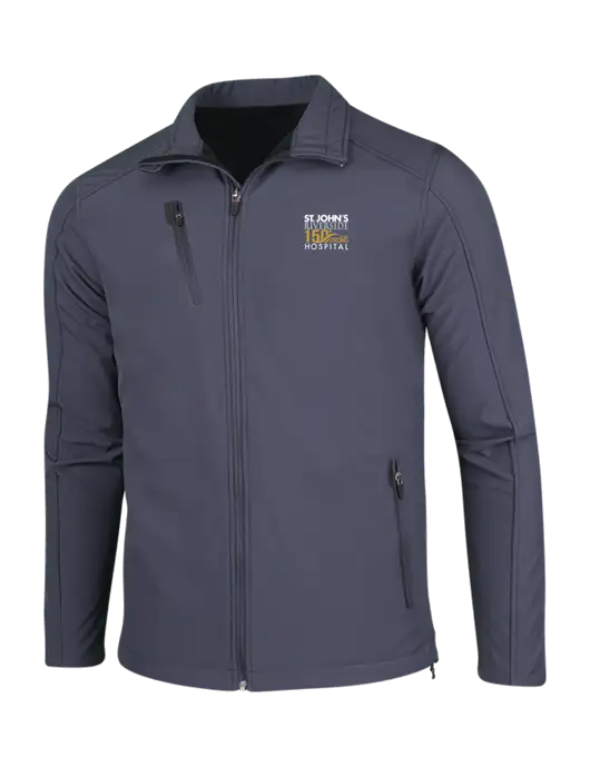 Dark Grey Welded Softshell Jacket w/St. John's 150+ Logo