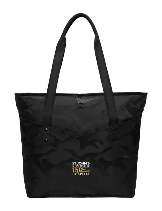 OGIO Black Camo Downtown Tote 
 w/St. John's 150+ Logo