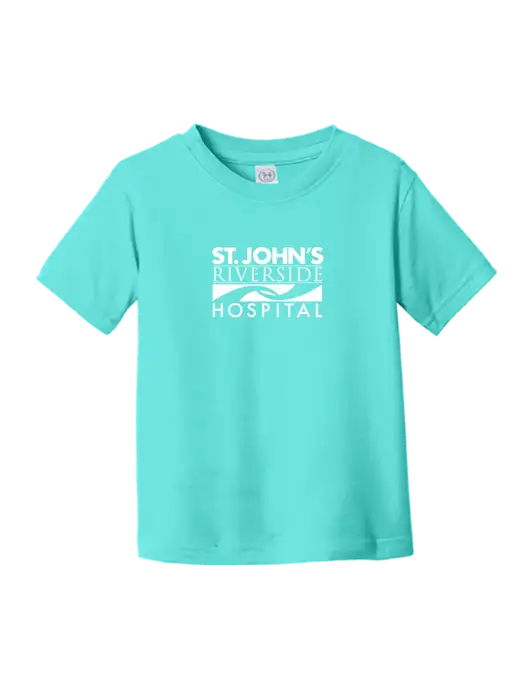 Rabbit Skins Carribean Toddler Fine Jersey Tee w/St. John's Riverside Logo