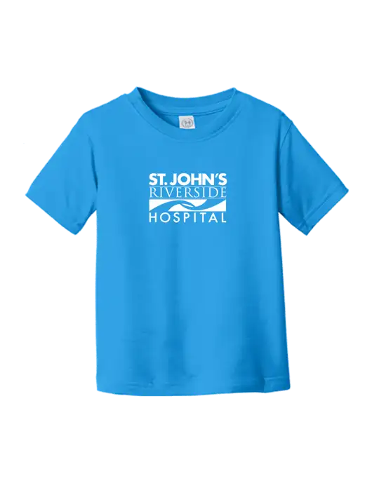 Rabbit Skins Cobalt Toddler Fine Jersey Tee w/St. John's Riverside Logo