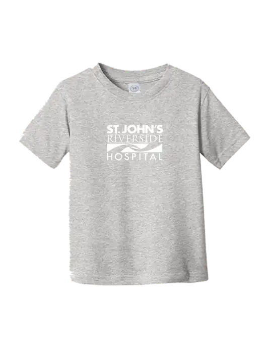 Rabbit Skins Light Grey Heather Toddler Fine Jersey Tee w/St. John's Riverside Logo