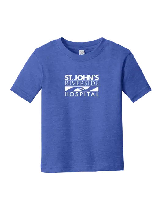 Rabbit Skins Vintage Royal Toddler Fine Jersey Tee w/St. John's Riverside Logo