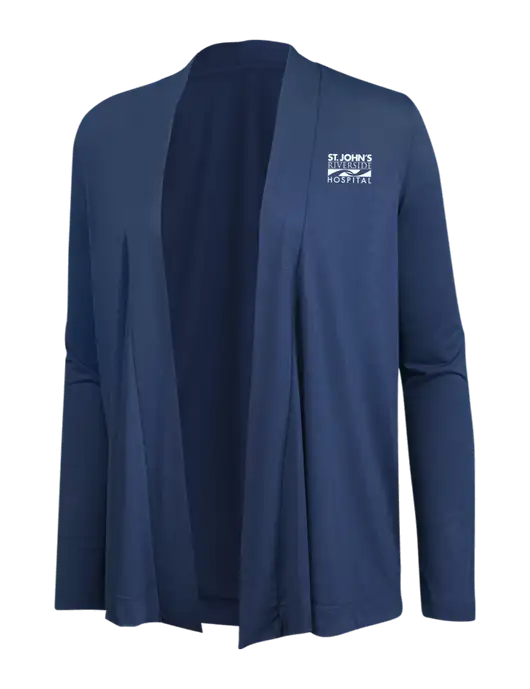 Dusty  Blue Womens Concept Cardigan w/St. John's Riverside Logo