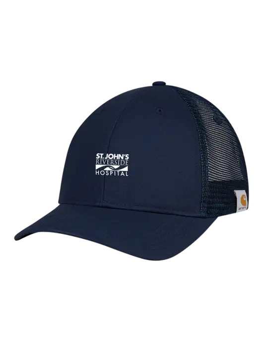 Carhartt Navy Trucker Rugged Pro Series Cap w/St. John's Riverside Logo