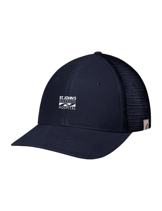 Carhartt Navy Canvas Trucker Cap w/St. John's Riverside Logo