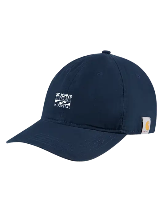 Carhartt Navy Cotton Canvas Cap w/St. John's Riverside Logo
