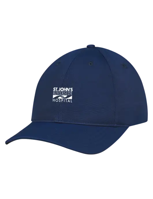 Navy Nylon Twill Performance Cap w/St. John's Riverside Logo
