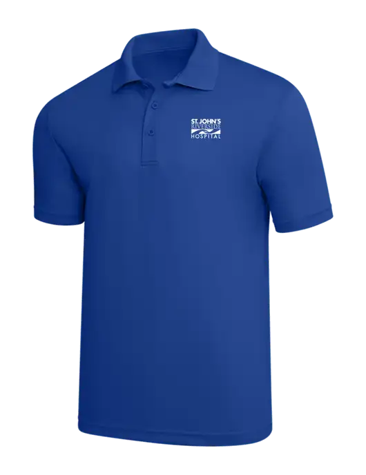 Dark Royal PosiCharge RacerMesh Polo w/St. John's Riverside Logo