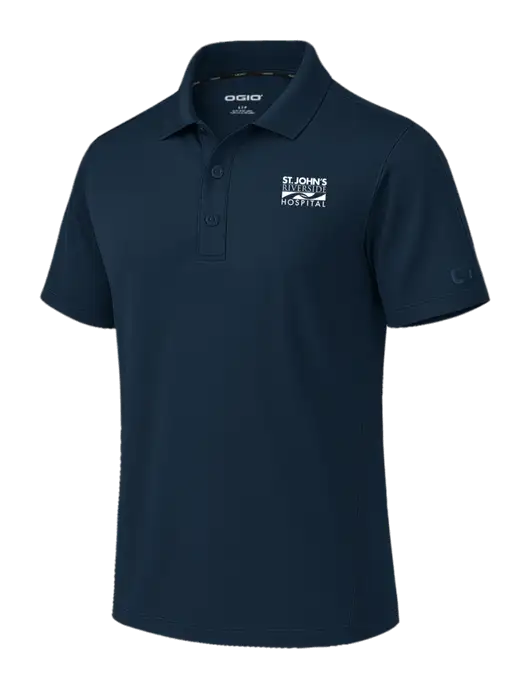 OGIO Envision Dark Navy Polo w/St. John's Riverside Logo