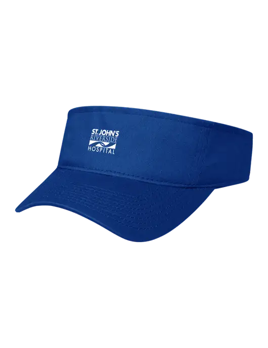 Royal Cap Visor w/St. John's Riverside Logo