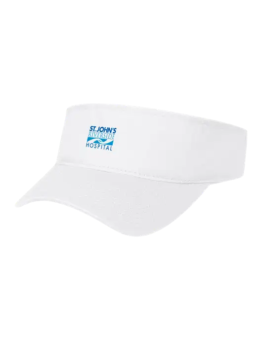 White Cap Visor w/St. John's Riverside Logo