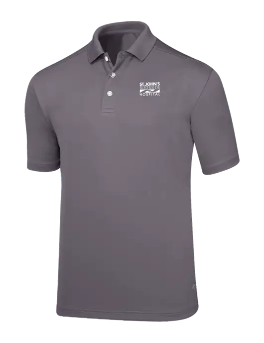 Callaway Core Medium Grey Performance Polo w/St. John's Riverside Logo