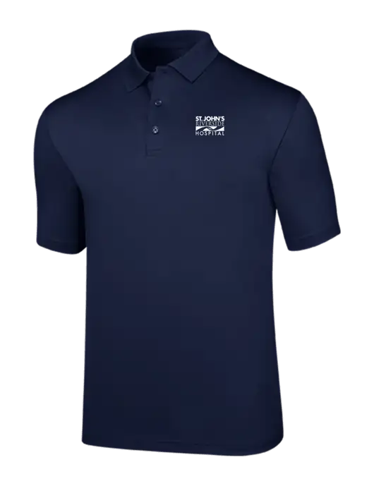 Callaway Opti-Dri Navy Chev Polo w/St. John's Riverside Logo