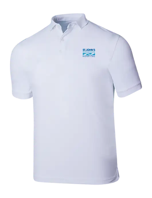 Callaway Ottoman Bright White Polo w/St. John's Riverside Logo