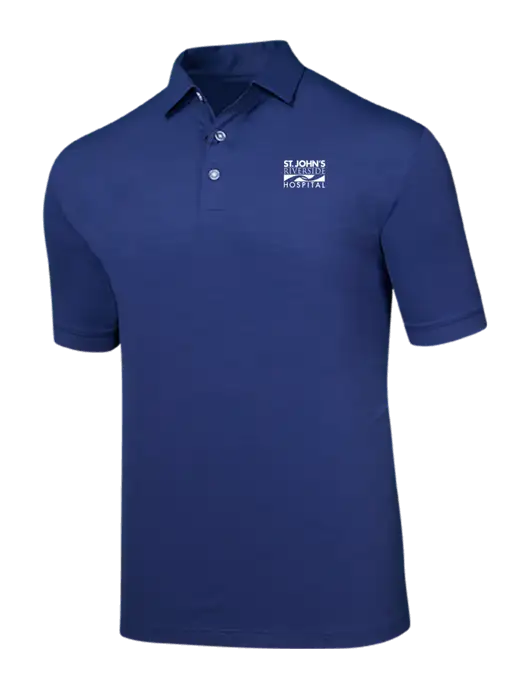 Callaway Navy Fashion Tonal Polo w/St. John's Riverside Logo