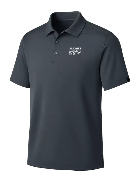 OGIO Dark Grey Framework Polo w/St. John's Riverside Logo