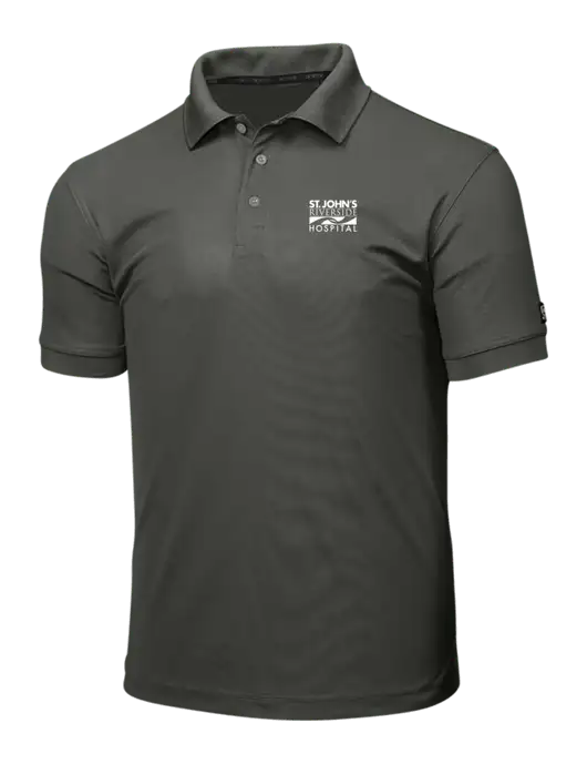 OGIO Medium Grey Caliber 2.0 Polo w/St. John's Riverside Logo