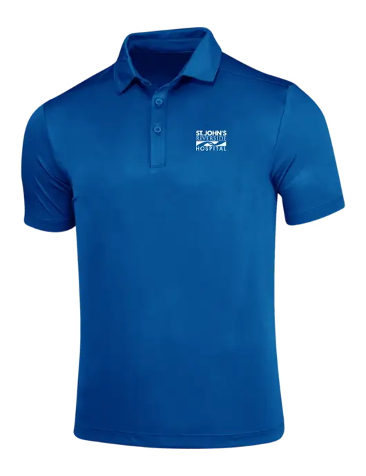 True Royal Posi-UV Pro Polo w/St. John's Riverside Logo