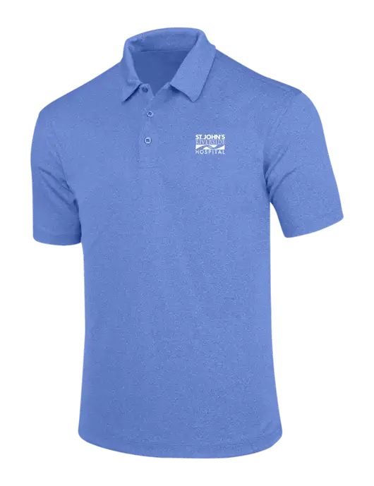 Light Royal Trace Heather Polo w/St. John's Riverside Logo