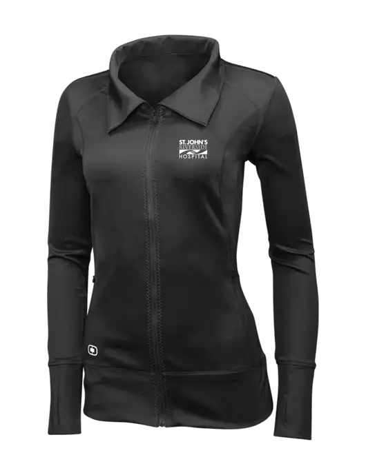 OGIO Blacktop Womens Endurance Fulcrum Full-Zip w/St. John's Riverside Logo