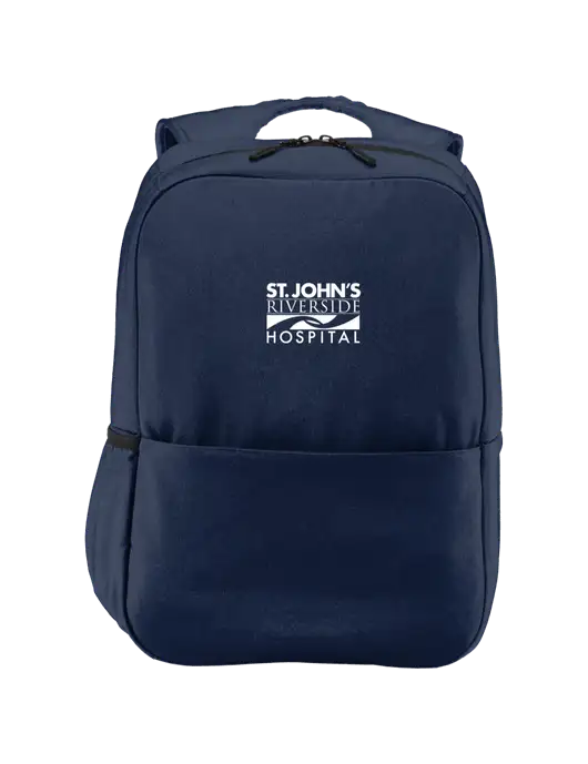Access Square Laptop River Blue Navy Backpack w/St. John's Riverside Logo