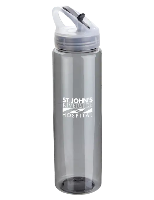 Buddy Smoke 32 oz PET Bottle with Flip Lid w/St. John's Riverside Logo