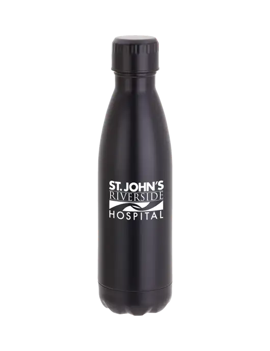 City Go Matte Black 17 oz Insulated Bottle w/St. John's Riverside Logo